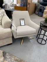 ARTICLE - Spin 30.5" Swivel Lounge Chair - Calcite Ivory