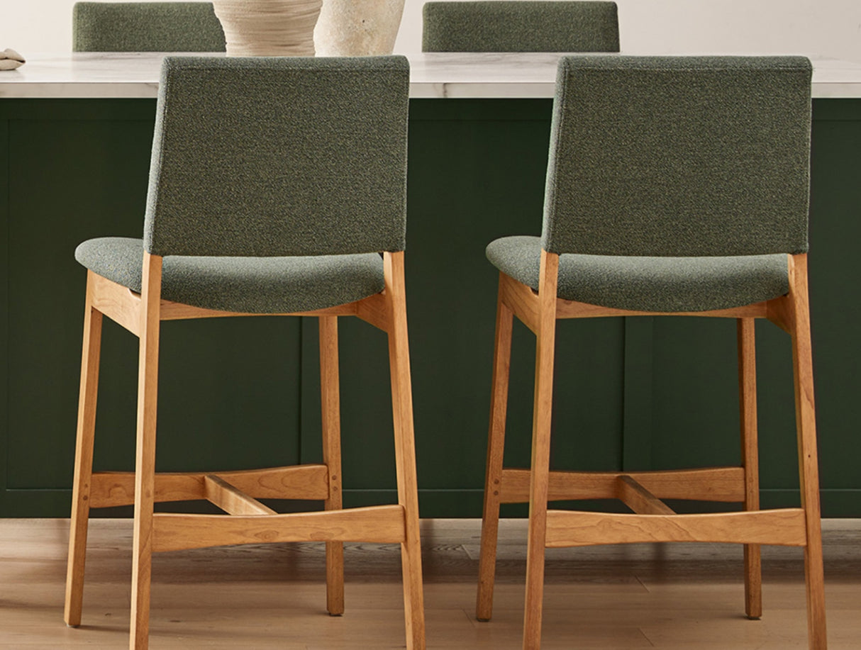 ARTICLE - Nosh Counter Stool (Oak/Ratine Green)