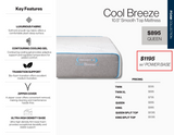 Dreamstar Cool Breeze 10.5" Foam Mattress
