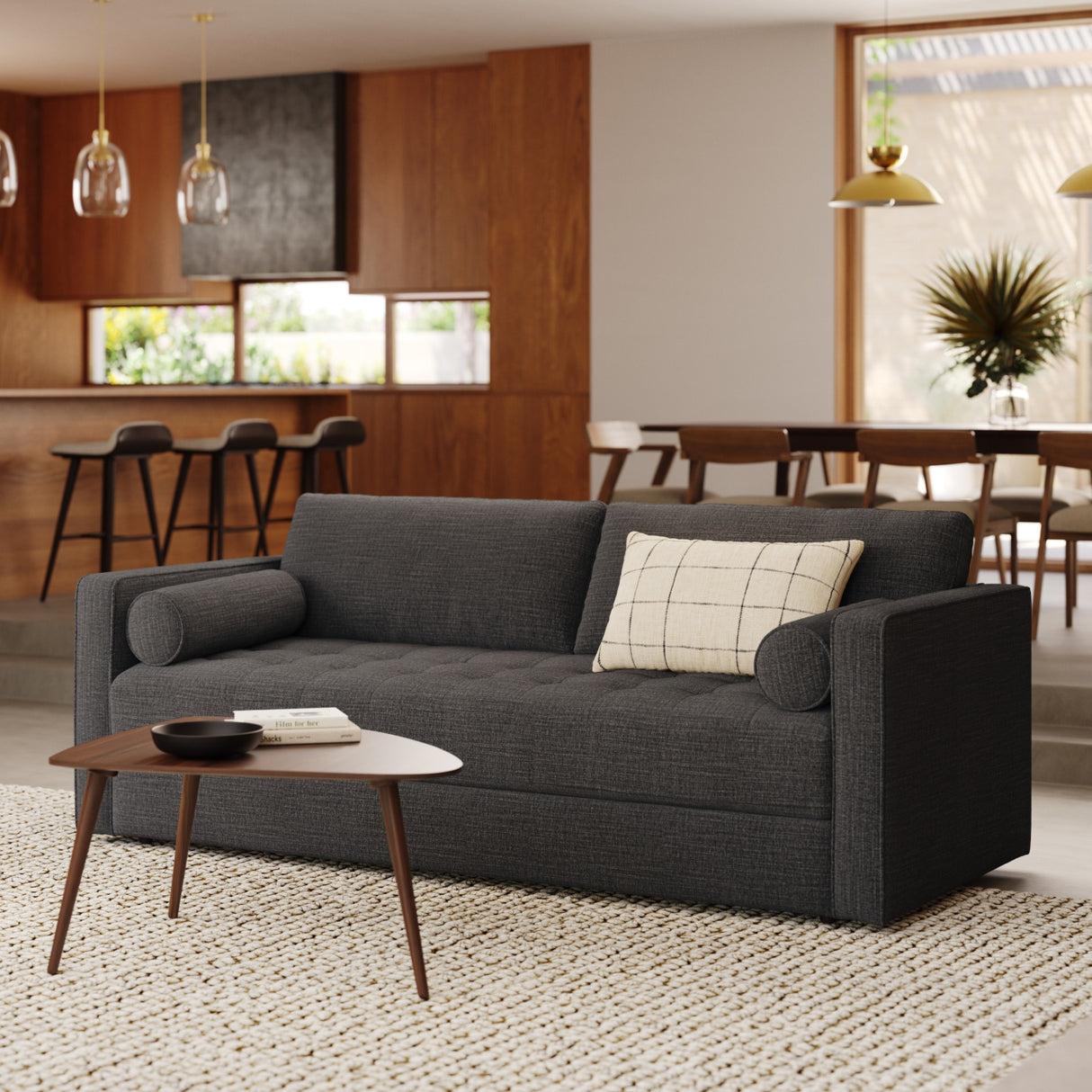 ARTICLE - Sven 88" Sofa Sleeper Bed (Napa Charcoal)