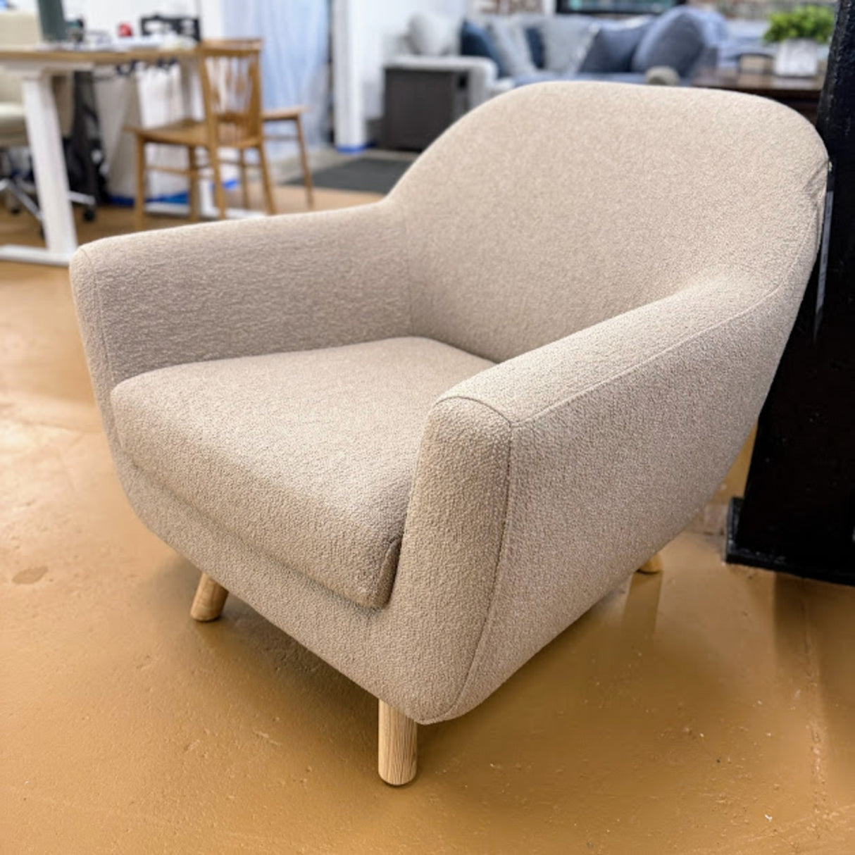 ARTICLE - Gabriola 34" Lounge Chair (Sandstone Boucle)