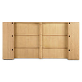 ARTICLE - KOUVA KING STORAGE HEADBOARD (Oak)