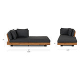 ARTICLE - Lubek Outdoor Low Right Chaise Lounge