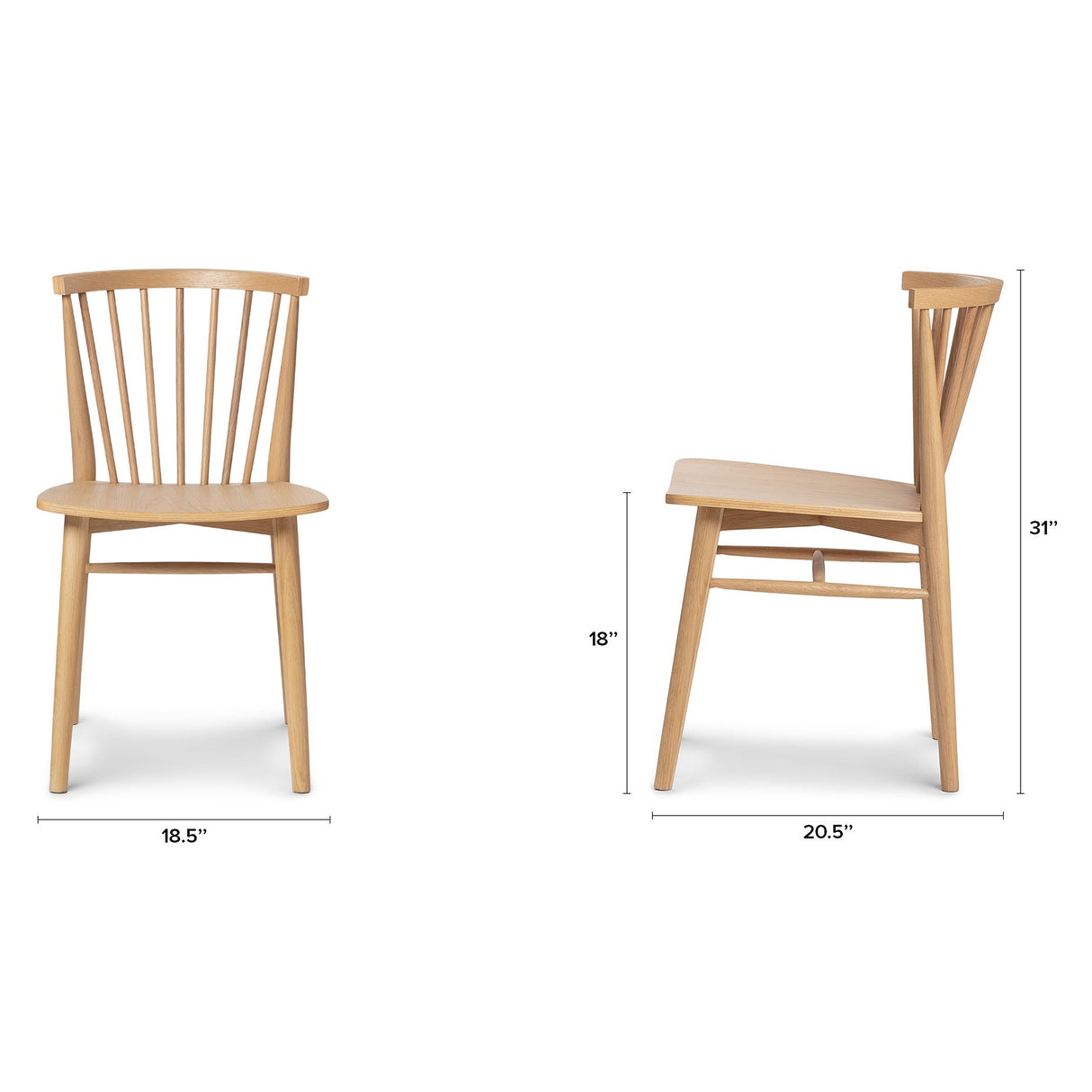 ARTICLE - RUS DINING CHAIR (Oak)