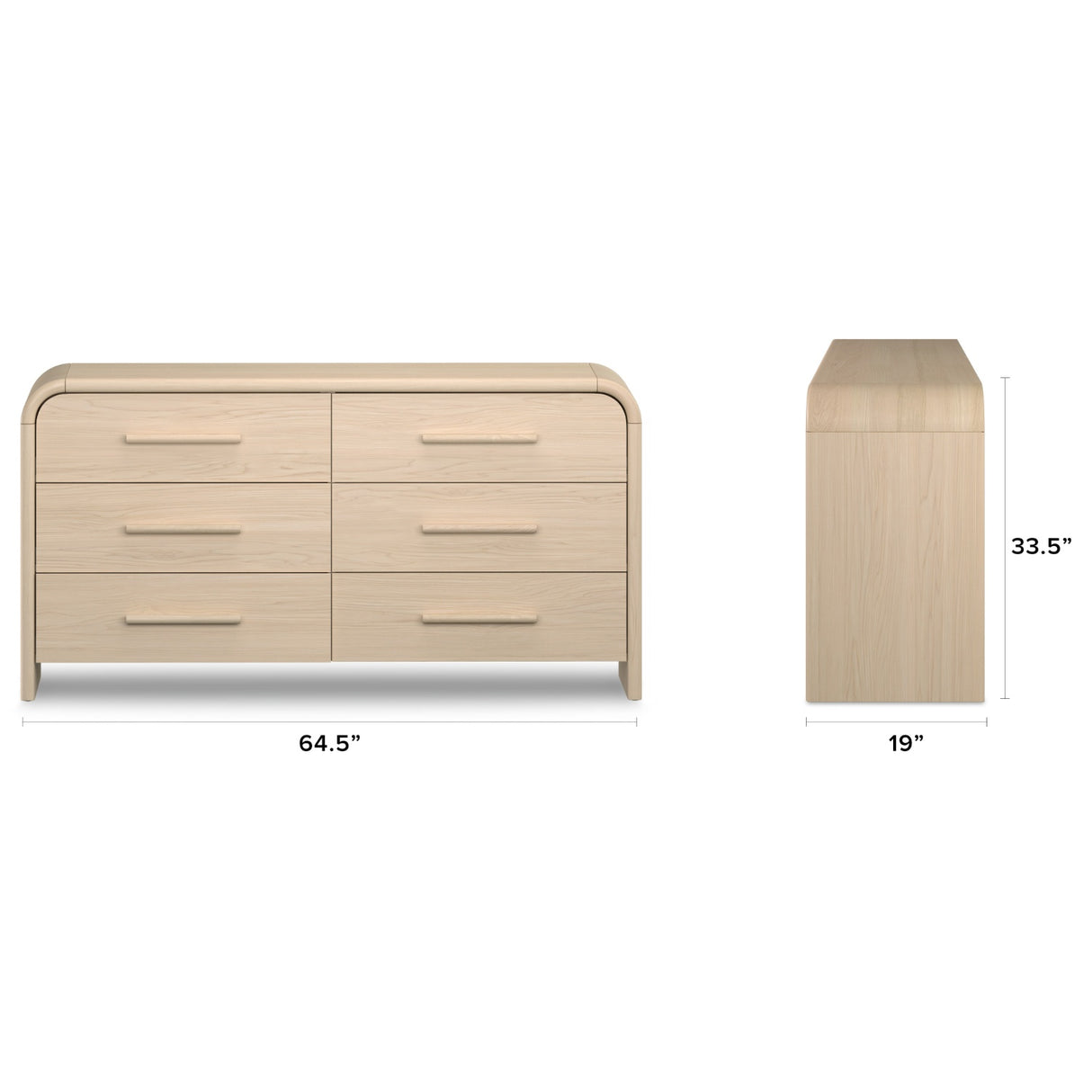 ARTICLE - FAYDRA 6-DRAWER DOUBLE DRESSER