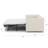 ARTICLE - Marina 90" Reversible Sleeper Storage Sectional