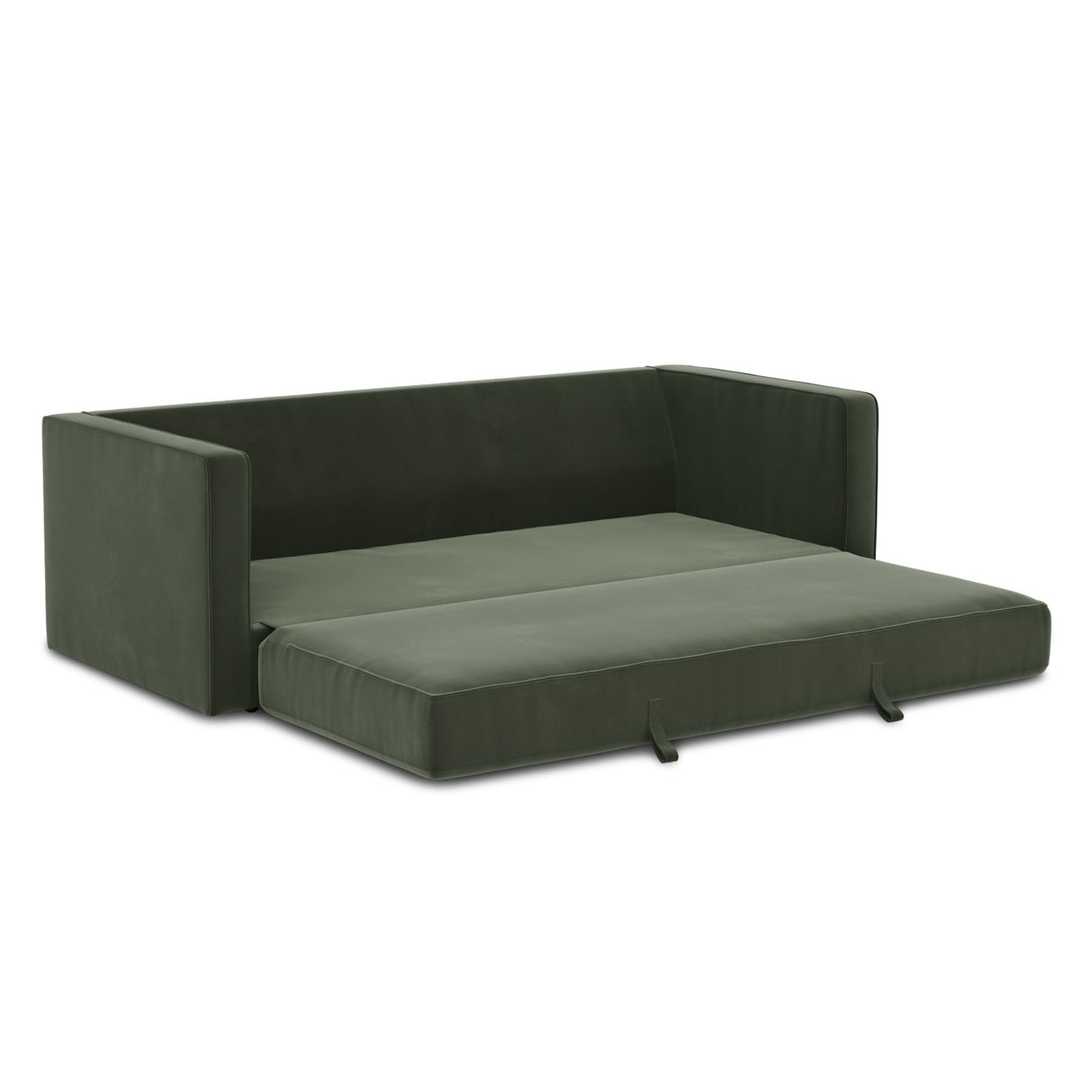 ARTICLE - Sven 88" Tufted Velvet Sofa Bed (Plush Pacific Green)