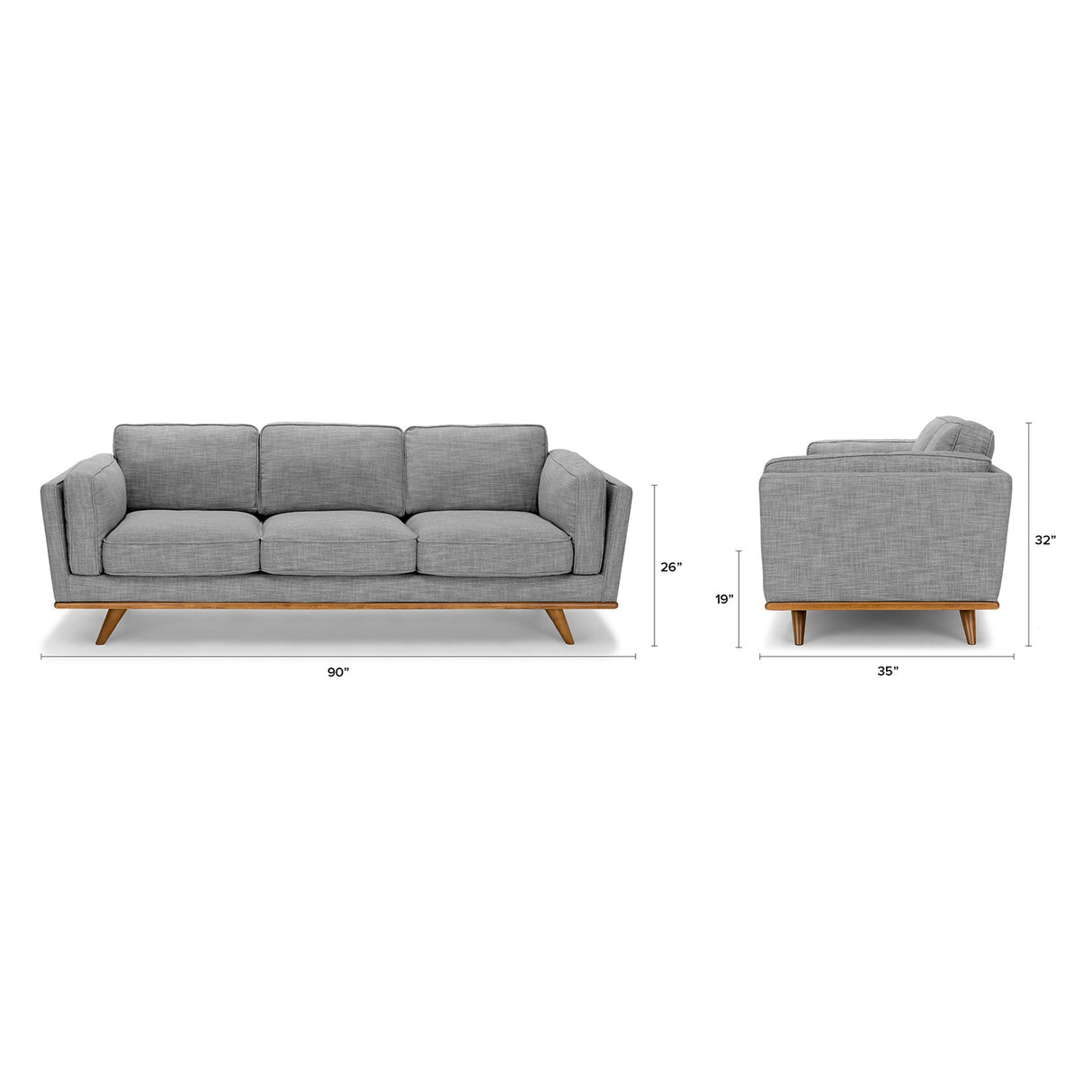 ARTICLE - Timber 90" Sofa