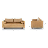 ARTICLE - Sven 72" Tufted Leather Loveseat