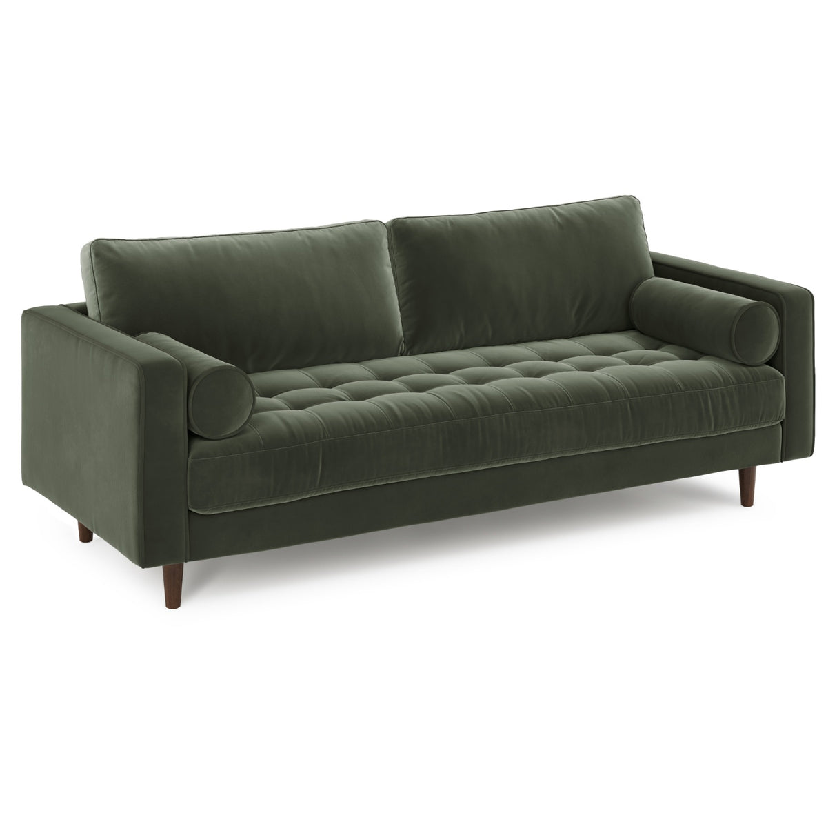 ARTICLE - Sven 88" Tufted Velvet Sofa (Plush Pacific Green)
