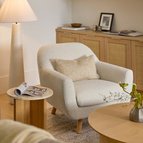 ARTICLE - Gabriola 34" Lounge Chair (Ivory Boucle)