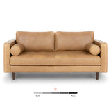 ARTICLE - Sven 72" Tufted Leather Loveseat