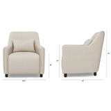 ARTICLE - Winslow 29.5" Lounge Chair (Beige)