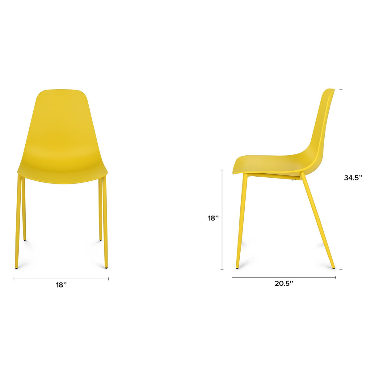 ARTICLE - Svelti Dining Chair (Daisy Yellow)