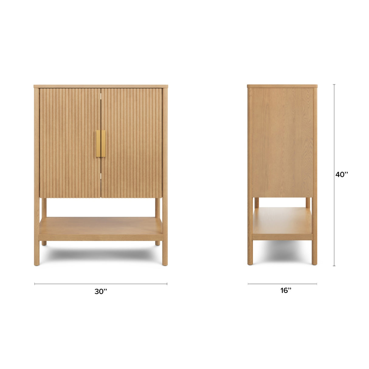 ARTICLE - Liv 30" Cabinet (White Oak)