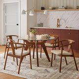 ARTICLE - Emmer 47.25" Glass Dining Table