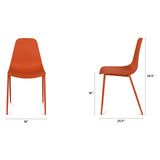 ARTICLE - Svelti Dining Chair (Begonia Orange)
