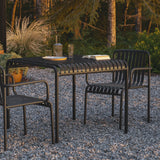 ARTICLE -Sarek 35.5" Outdoor Dining Table(Black)