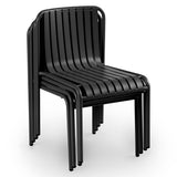 ARTICLE - Sarek Outdoor Stackable Dining Chair(Black)