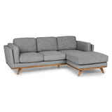 ARTICLE - Timber 93" Right Sectional - Pebble Gray