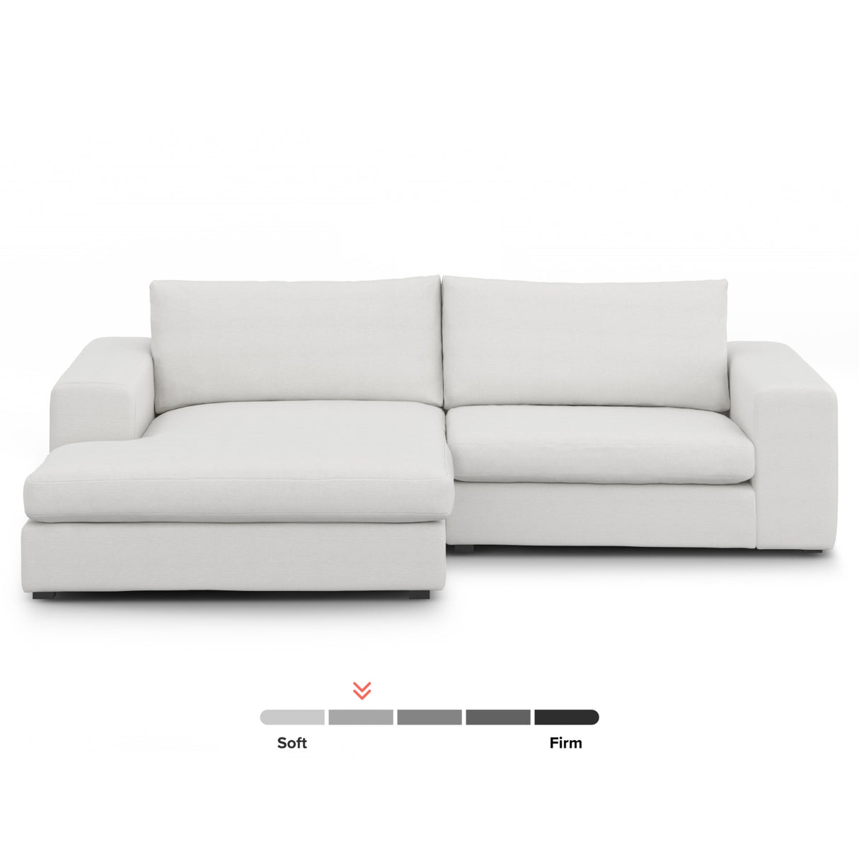 ARTICLE - Beta 98" Modular Left Chaise Sectional - Quartz White