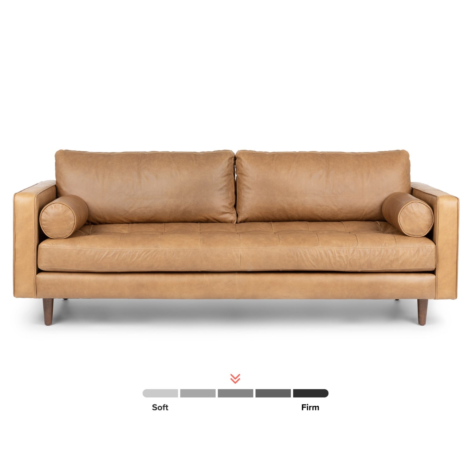 ARTICLE - Sven 88" Tufted Leather Sofa - Charme Tan - Thumbnail 4