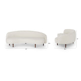 ARTICLE - Kayra 87" Sofa - Ivory Bouclé