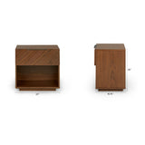 ARTICLE - Nera 1-Drawer Nightstand - Walnut