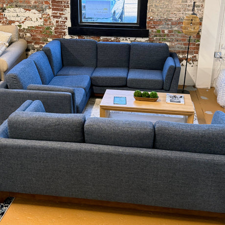 ARTICLE - Ceni 88" Corner Sectional - Denim Blue
