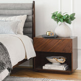 ARTICLE - Nera 1-Drawer Nightstand - Walnut