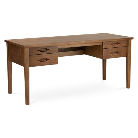 ARTICLE - Munson 67" Storage Desk - Smoked Oak
