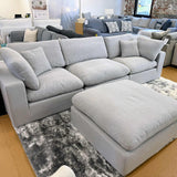 Meridian - 4pc Modular Sectional w/Textured Linen