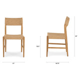 ARTICLE - Wosla Corded Dining Chair - Oak