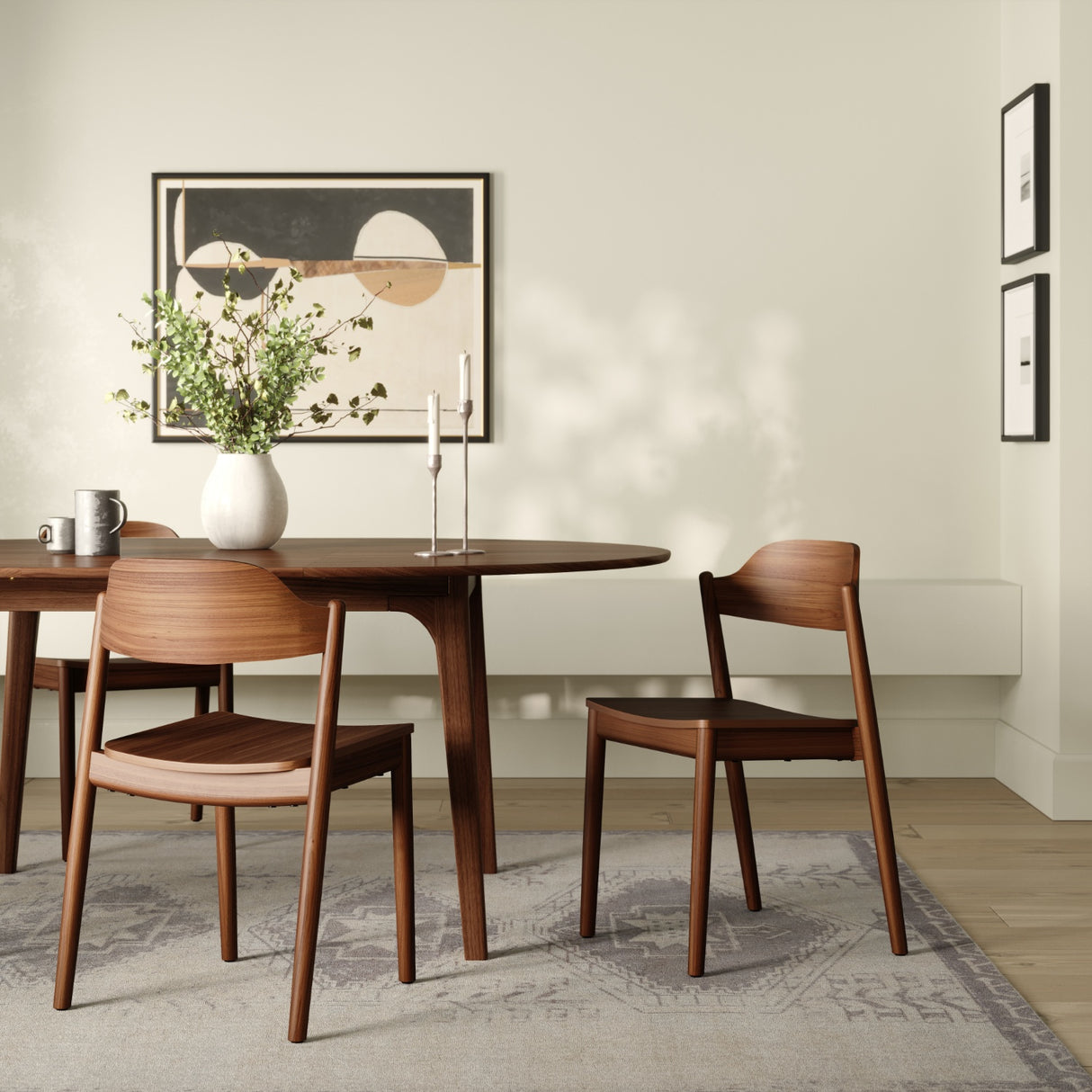 ARTICLE - Sylvo Stackable Dining Chair - Walnut