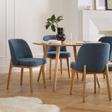 ARTICLE - Alta Dining Chair - Oak and Nocturnal Blue