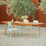 ARTICLE -Marol 76.5" - 95.5" Outdoor Extendable Dining Table - Bronze Teak