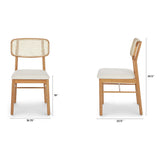 ARTICLE - Netro Dining Chair - Smoked Oak & Ivory