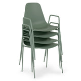 ARTICLE - Svelti Stackable Dining Armchair - Aloe Green