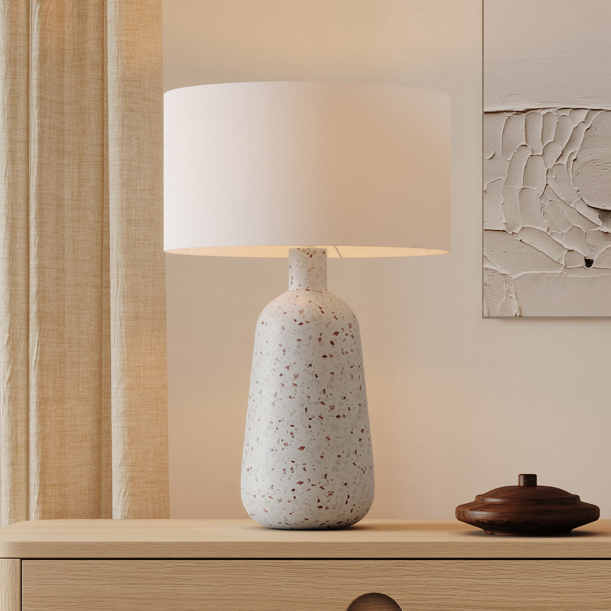 ARTICLE - Ando Tall Table Lamp - Waxen White