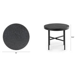 ARTICLE - Gera Outdoor Small Side Table - Black Granite