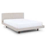 ARTICLE - Tessu Queen Low Profile Upholstered Bed - Clay Taupe