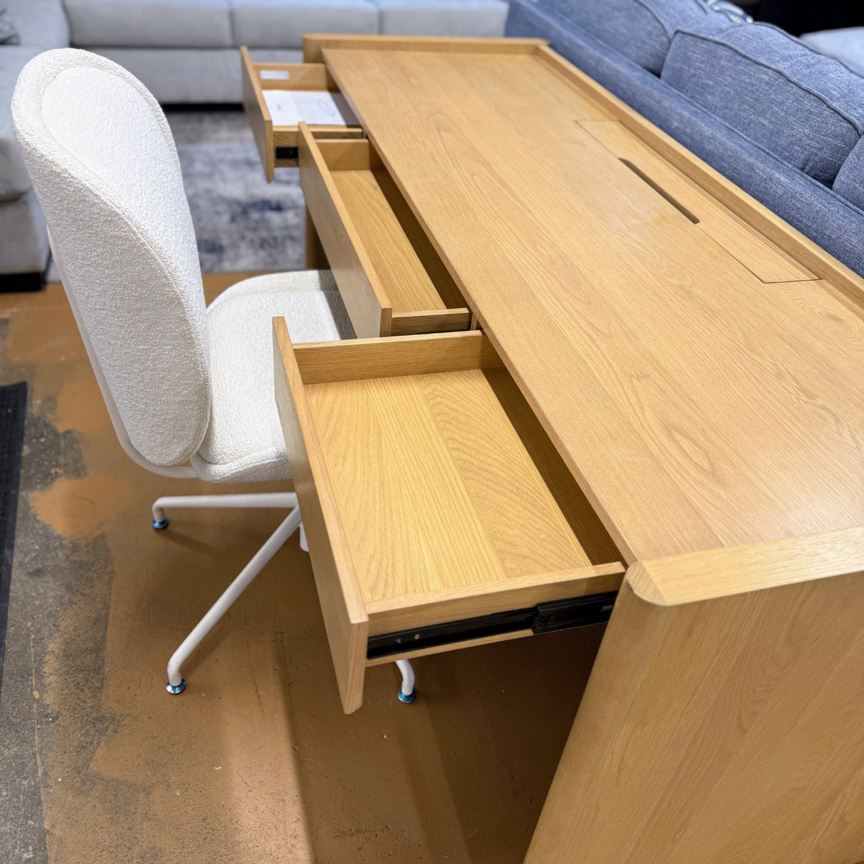 ARTICLE -Torme 70" Desk - White Oak