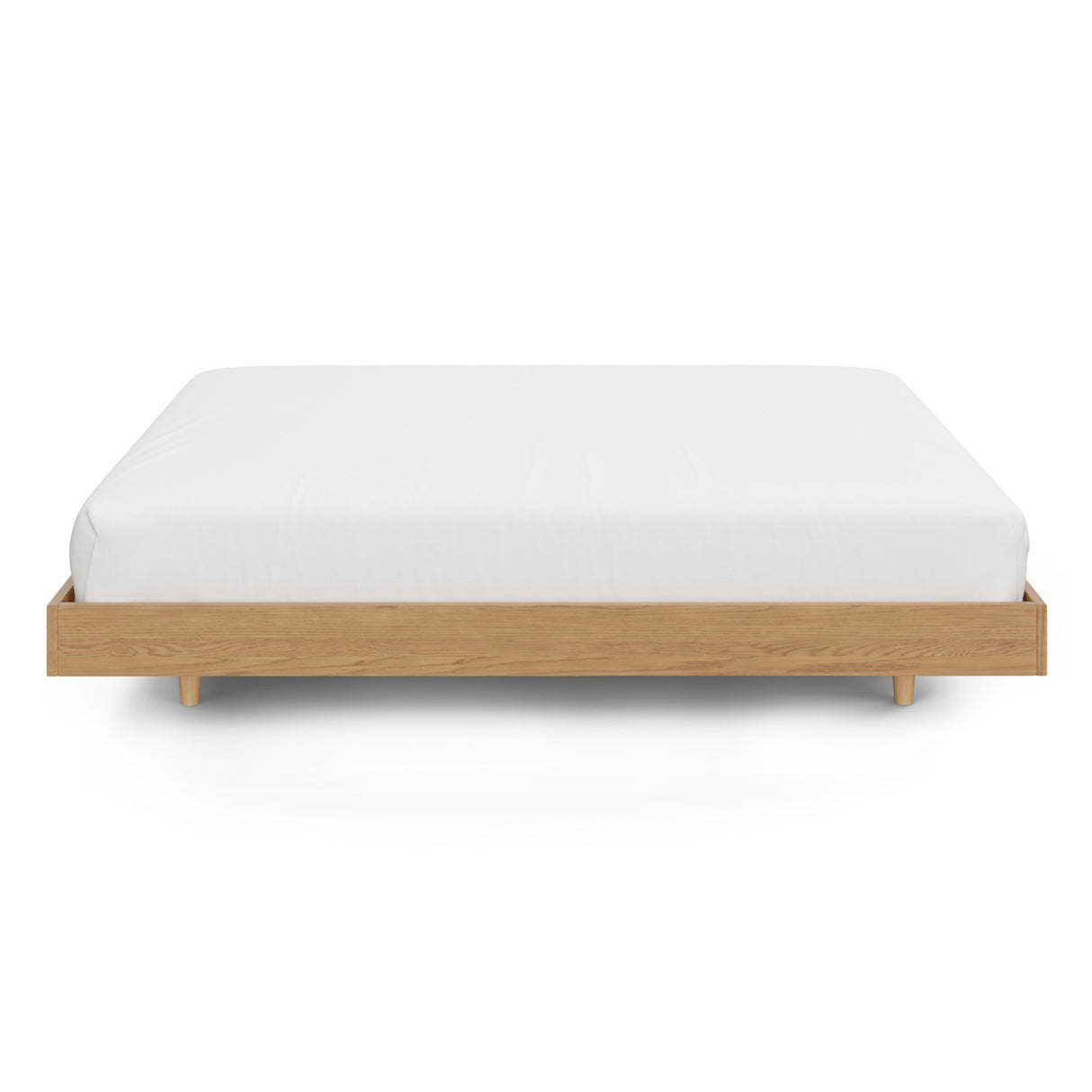 ARTICLE - Basi Queen Bed Frame - White Oak