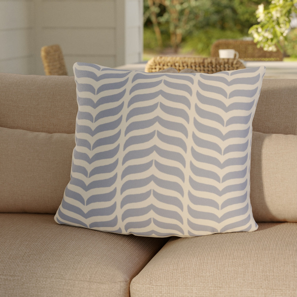 ARTICLE - Baleen Indoor/Outdoor Pillow - Ice Blue