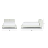 ARTICLE - Abisko Queen Upholstered Bed - Quartz White