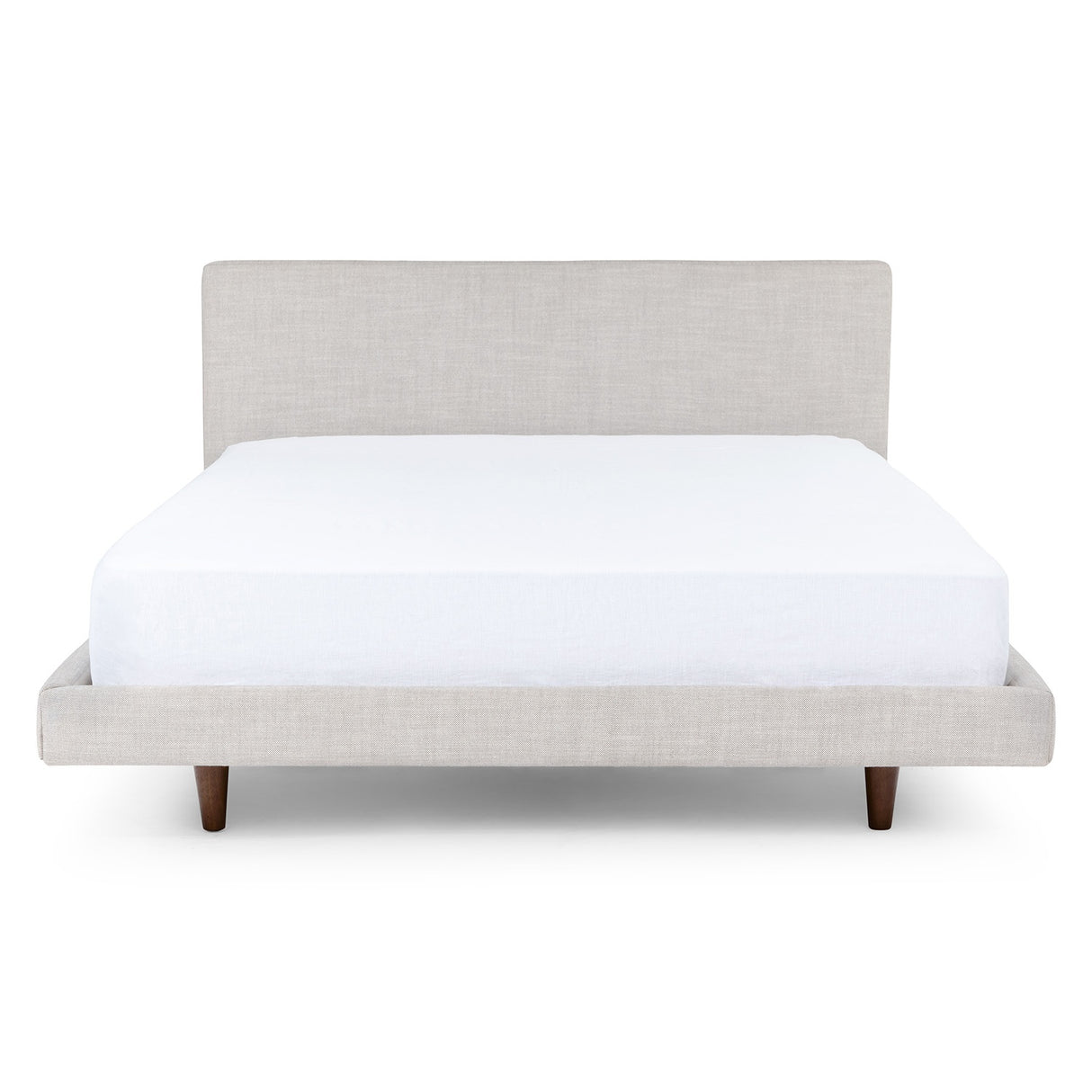 ARTICLE - Tessu Queen Low Profile Upholstered Bed - Clay Taupe