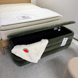 ARTICLE - Rolph 55.5 Velvet Storage Bench - Plush Pacific Green