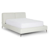 ARTICLE - Abisko Queen Upholstered Bed - Quartz White