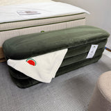 ARTICLE - Rolph 55.5 Velvet Storage Bench - Plush Pacific Green