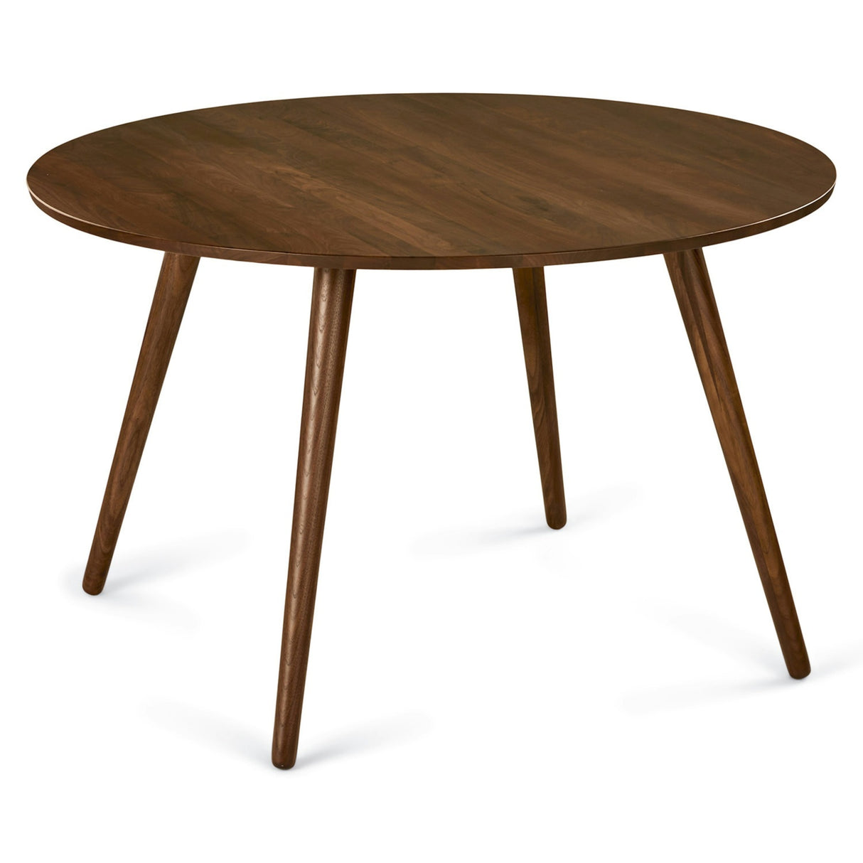 ARTICLE - Seno 47" Round Dining Table - Walnut ( Minor scratches on the surface)